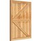 Ekena Millwork Framed Board-n-Batten Shutters w/Z-Bar, Rough Sawn Western Red Cedar, 26 7/8W x 35H, PR RBF06Z26X035RWR - alternate 5